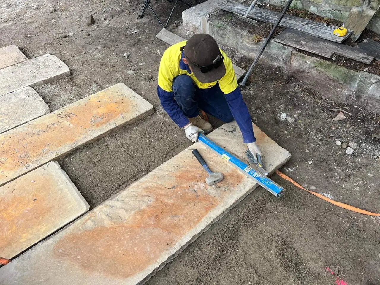 Sandstone paving and public space project 43