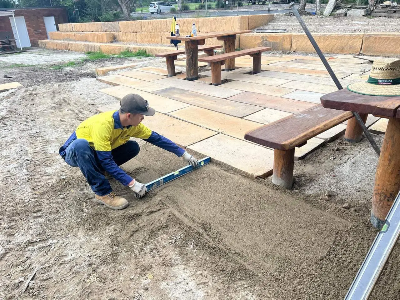 Sandstone paving and public space project 48