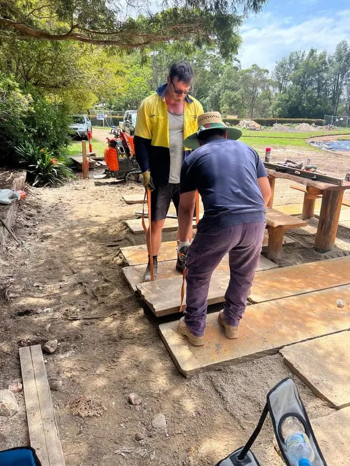 Sandstone paving and public space project 50